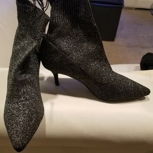 Reserved Glitter Sock Ankle Bootie